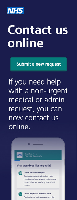 nhs online consultations banner